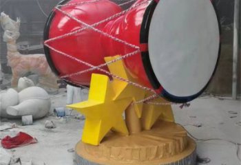 制造手拍鼓雕塑供需，鋼管組合，不銹鋼手拍鼓雕塑工程制作