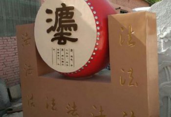 鐵鼓雕塑底座選定，景觀雕塑，景觀鐵鼓雕塑造型生產商