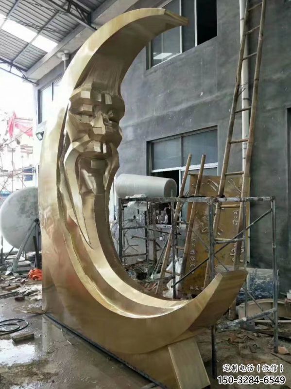平?jīng)龉珗@月老雕塑 平?jīng)龉珗@月老雕塑