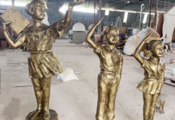 貴陽學(xué)生少先隊員雕塑