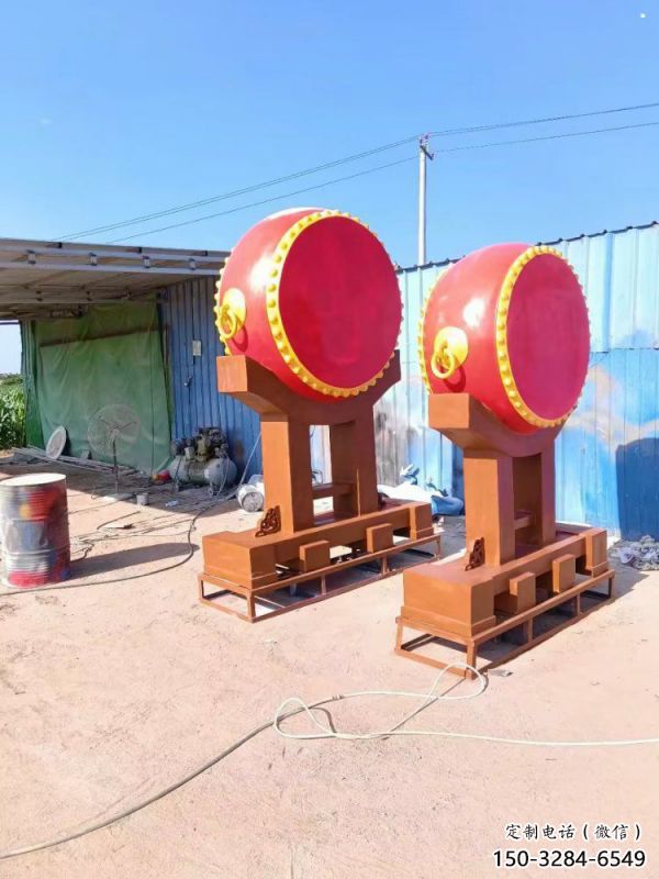 湘西景觀戰(zhàn)鼓雕塑