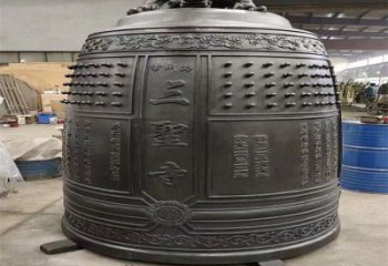 岳陽三圣寺銅鐘雕塑-鑄銅鐘雕塑-平直形結(jié)構(gòu)