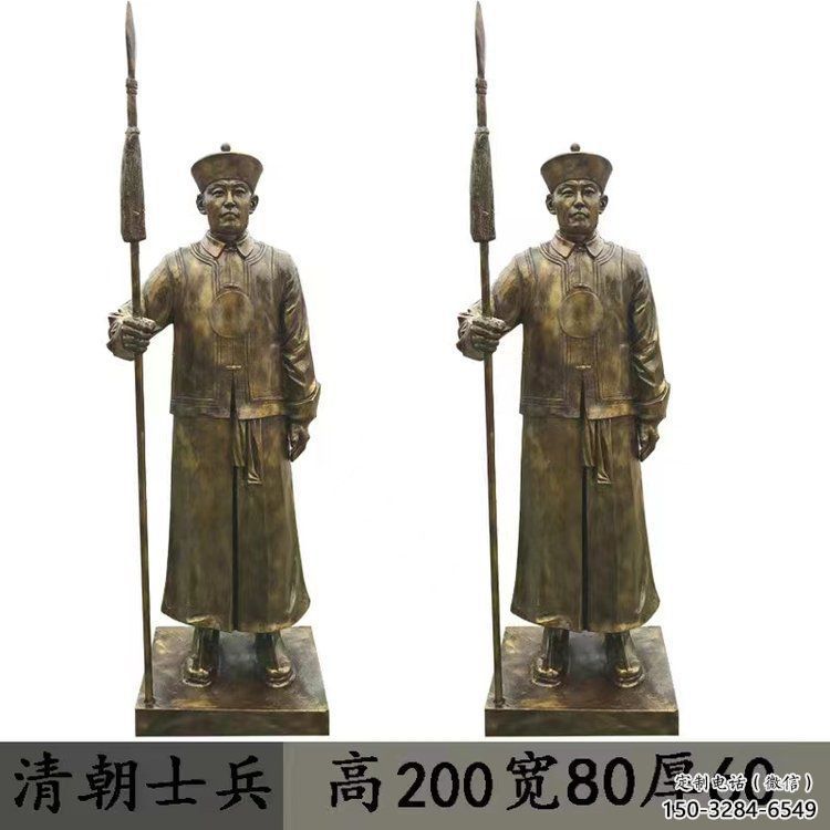 運城庭院武士雕塑