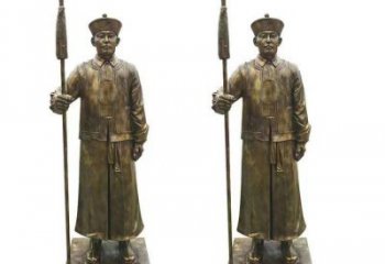 葫蘆島庭院武士雕塑