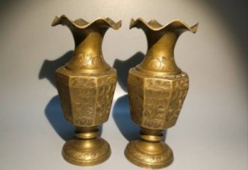 城東花瓶雕塑定價(jià)，鑄銅工藝，銅花瓶雕塑制作廠家