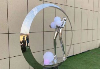 陽泉仙子雕塑展品，公園小品，景觀圓環仙子雕塑生產商