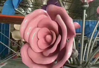 蓮湖牡丹花雕塑工廠優(yōu)選，城市裝飾，牡丹花花朵雕塑供給