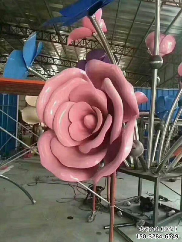 攀枝花牡丹花雕塑工廠優(yōu)選，城市裝飾，牡丹花花朵雕塑供給