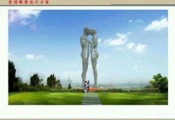 新城鏤空人物雕塑承接，陸地?cái)[件，鐵藝字母人物雕塑制造商