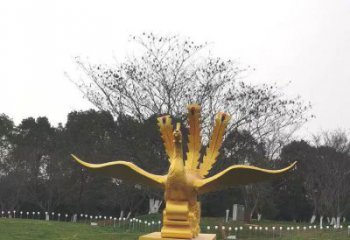 雅安鳳凰雕塑選用，美陳雕塑，鑄銅鳳凰雕塑工藝廠家