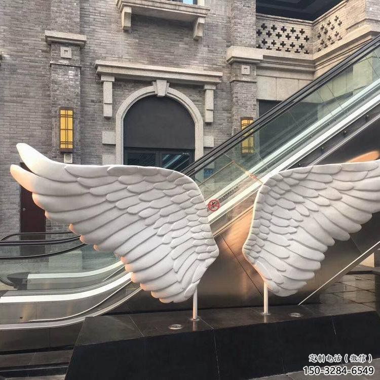 當雄景觀鳥翅雕塑制造，歐式風格，不銹鋼鳥翅雕塑定價