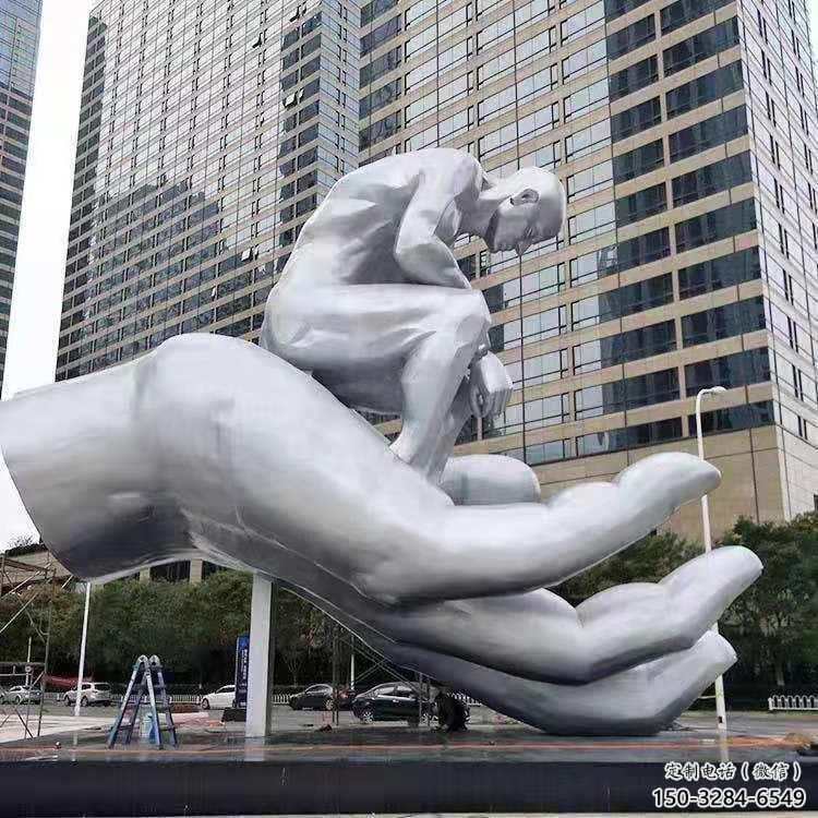 拉薩市沉思者雕塑,景觀雕塑,手托人物雕塑廠家提供 拉薩市沉思者雕塑,景觀雕塑,手托人物雕塑廠家提供