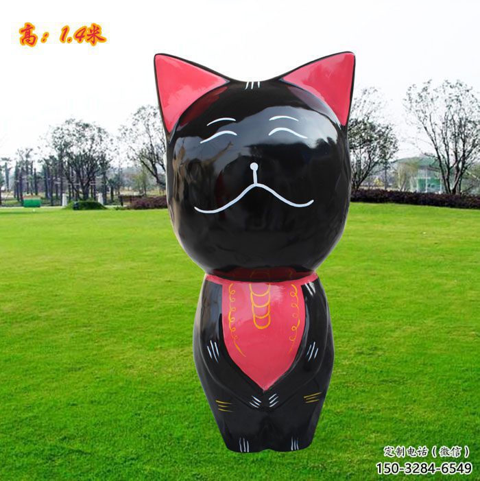 大渡口廣場(chǎng)小貓雕塑，動(dòng)物擺件，仿古工藝