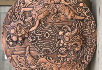 山南戶外浮雕供求，村標概念，鍛銅浮雕制作廠家