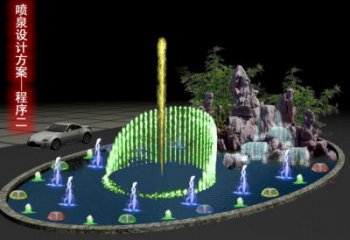 克拉瑪依旱地漂浮噴泉雕塑，水景藝術噴泉雕塑生產商